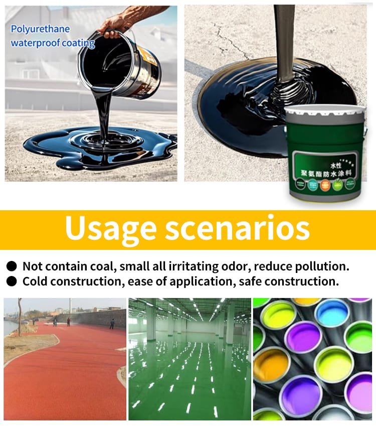 WATERBRONE POLYRETHANE WATERPROOF COATING